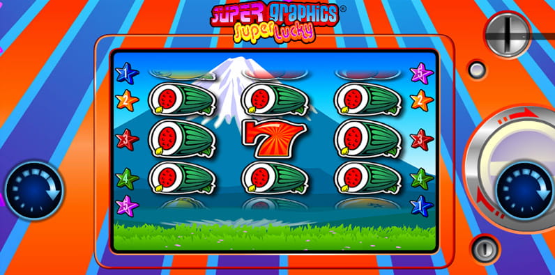 Slot Super Graphics Super Lucky da Editora Realistic